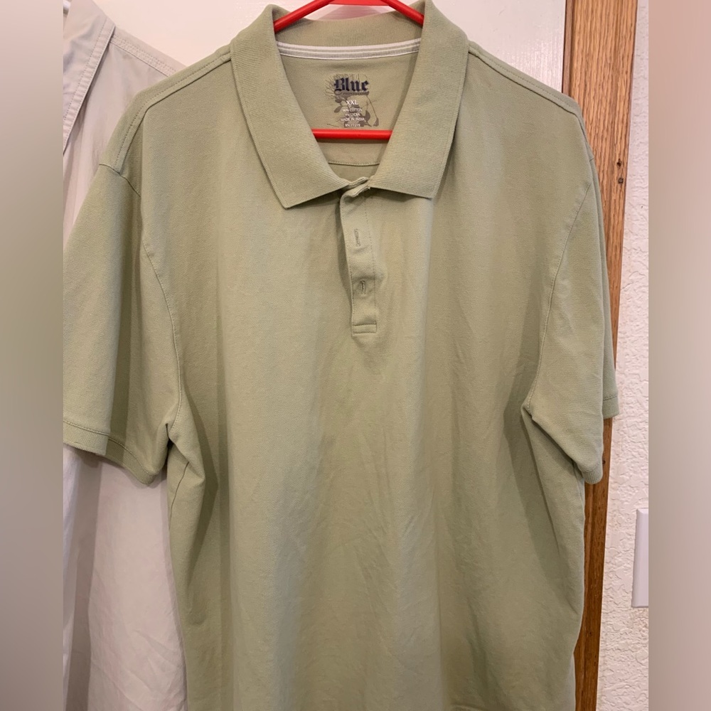 Men’s short sleeve shirt XXL blue pronto uomo. EUC